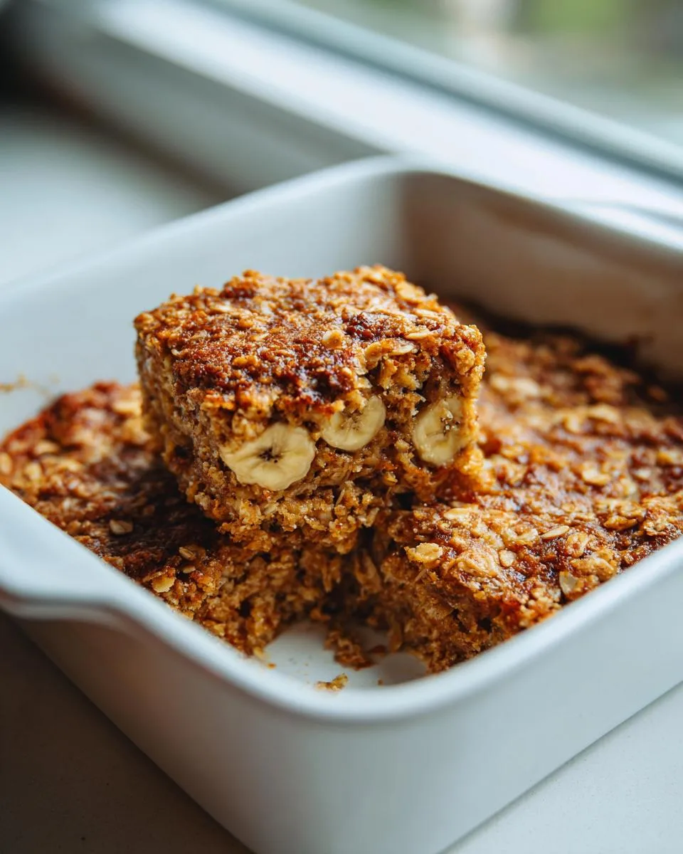 Peach Cobbler Oat Bars - detail 1