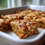 Peach Cobbler Oat Bars