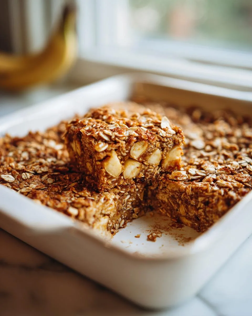 Peach Cobbler Oat Bars - detail 2