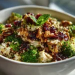 Quinoa Broccoli Chicken Power Salad