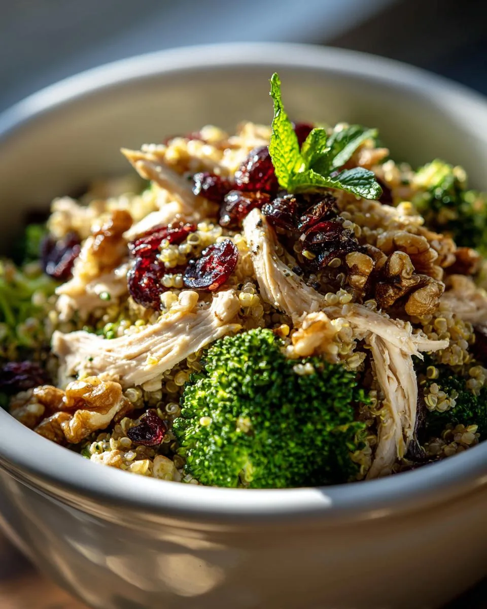 Quinoa Broccoli Chicken Power Salad - detail 3