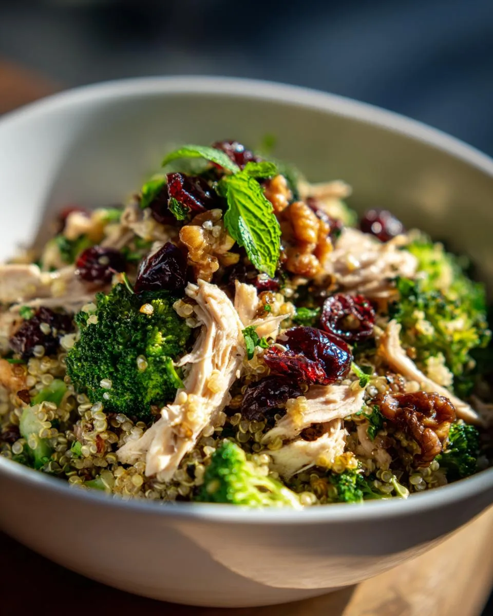 Quinoa Broccoli Chicken Power Salad - detail 4