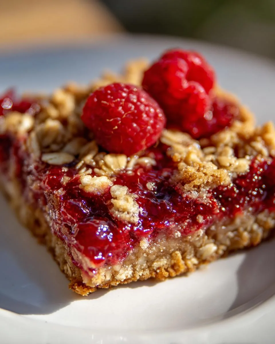 Raspberry Almond Breakfast Bars - detail 1