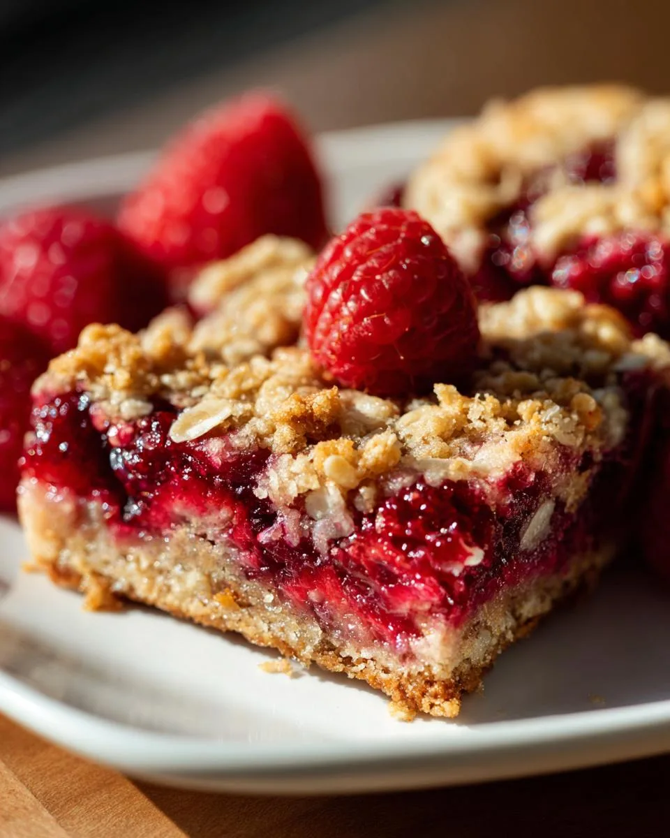 Raspberry Almond Breakfast Bars - detail 2