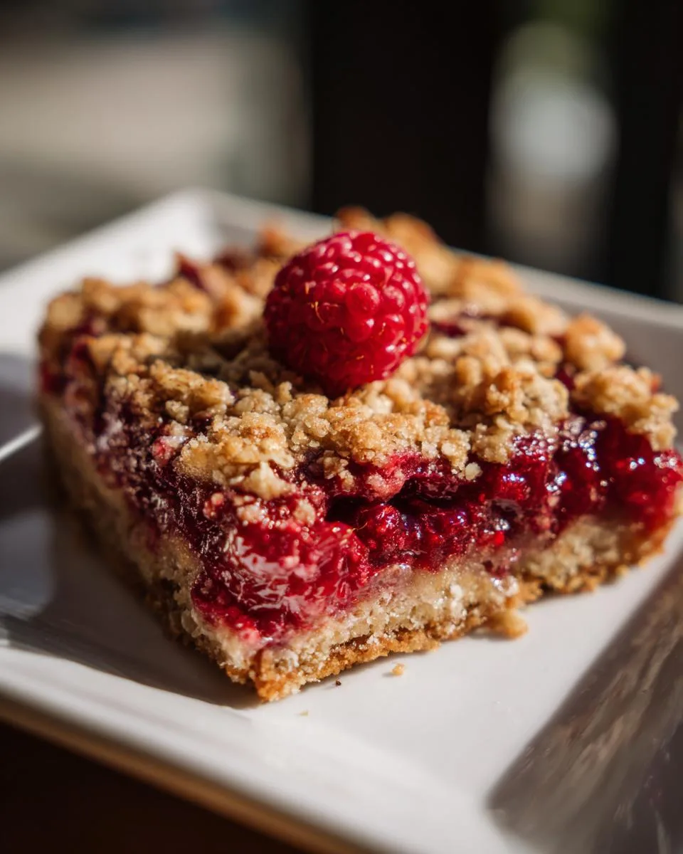 Raspberry Almond Breakfast Bars - detail 3