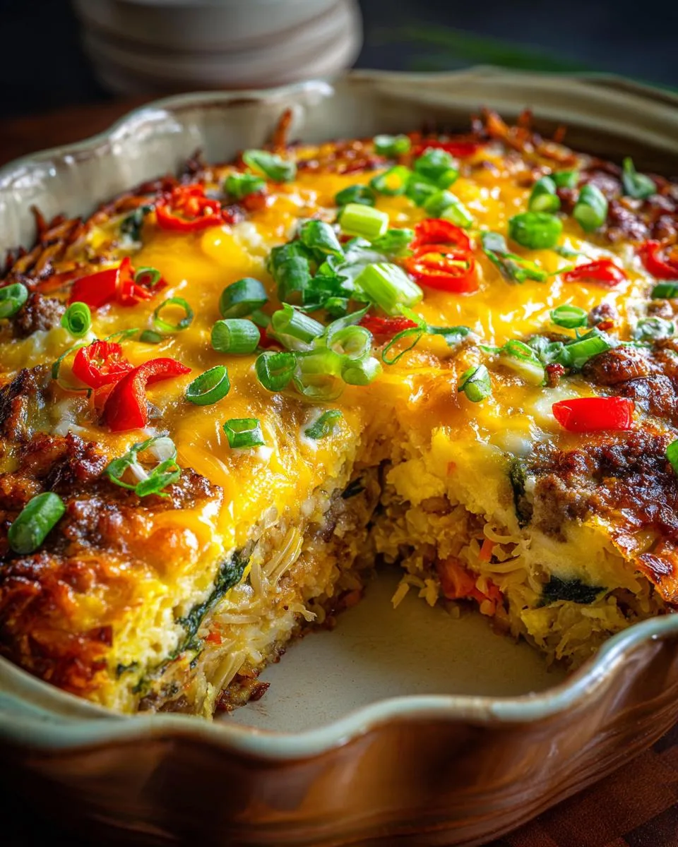 Red White Blue Breakfast Casserole - detail 1