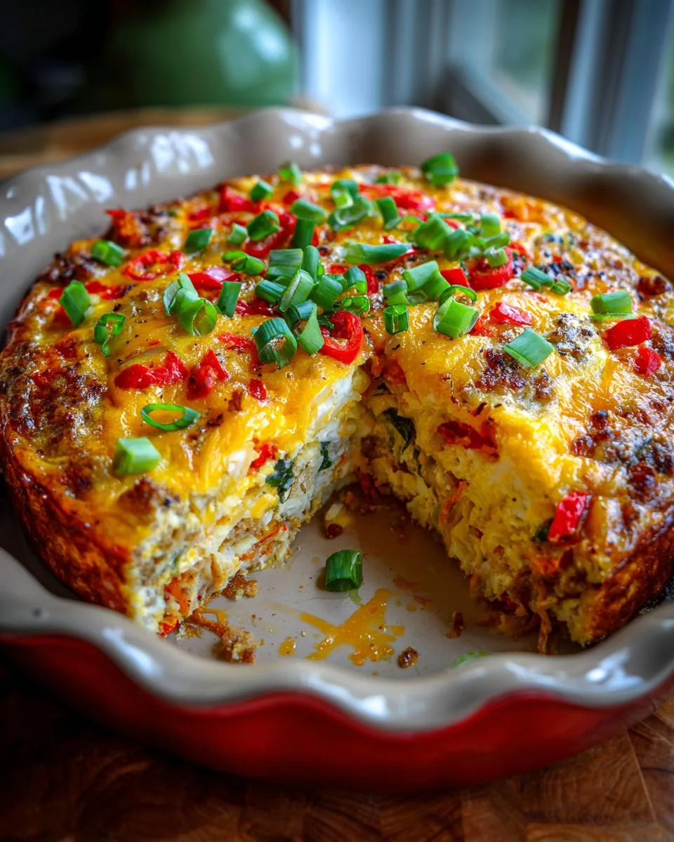 Red White Blue Breakfast Casserole - detail 2