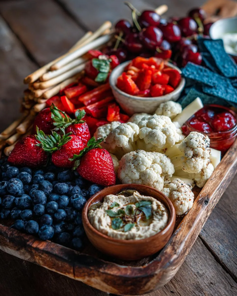 Red White Blue Brunch Board - detail 3