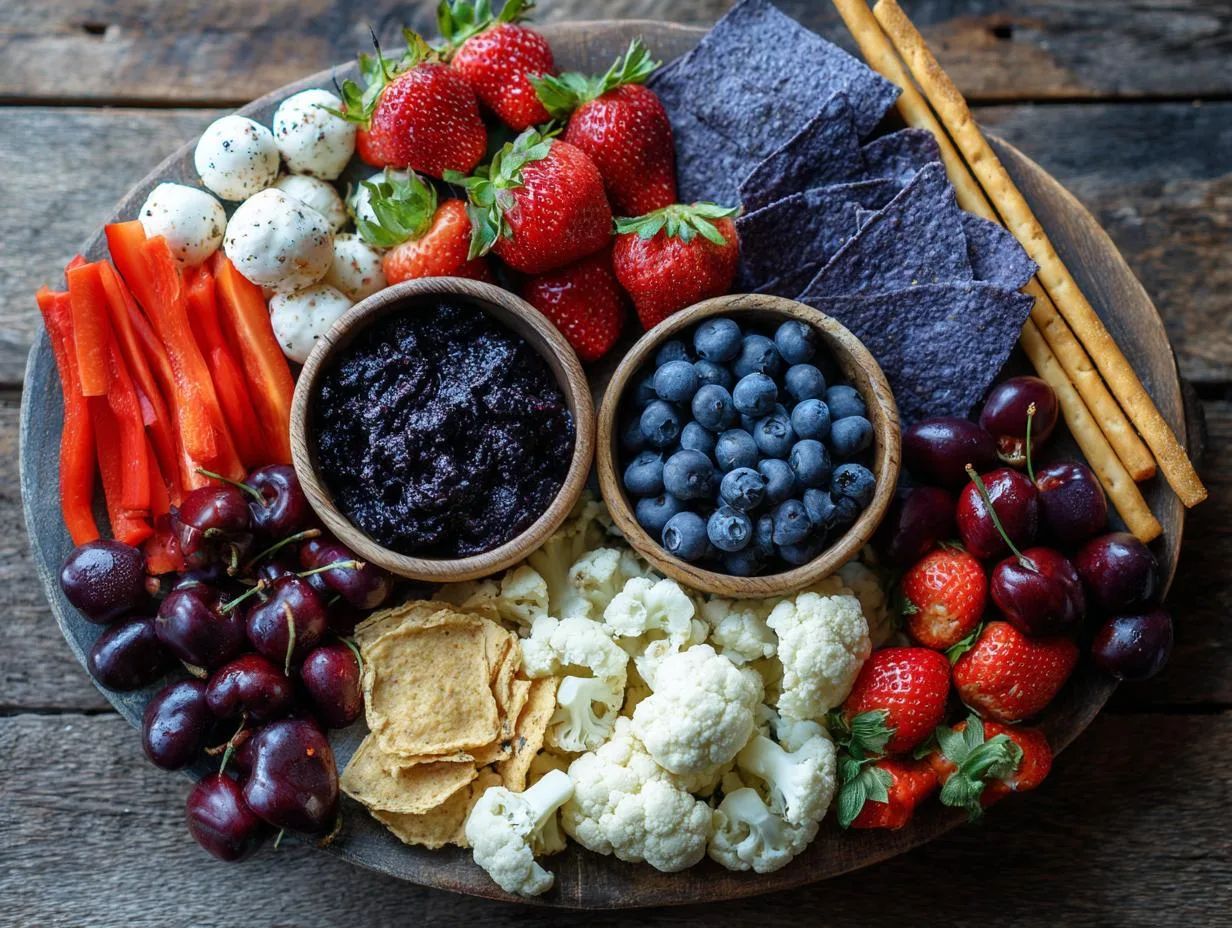 20-Minute Red White Blue Brunch Board That Wows