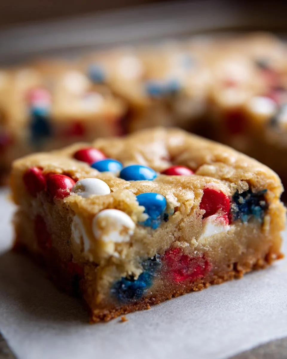 Red White Blue Cookie Bars - detail 1