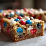 Red White Blue Cookie Bars