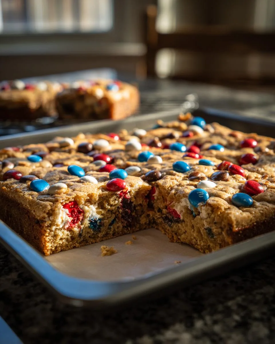 Red White Blue Cookie Bars - detail 3