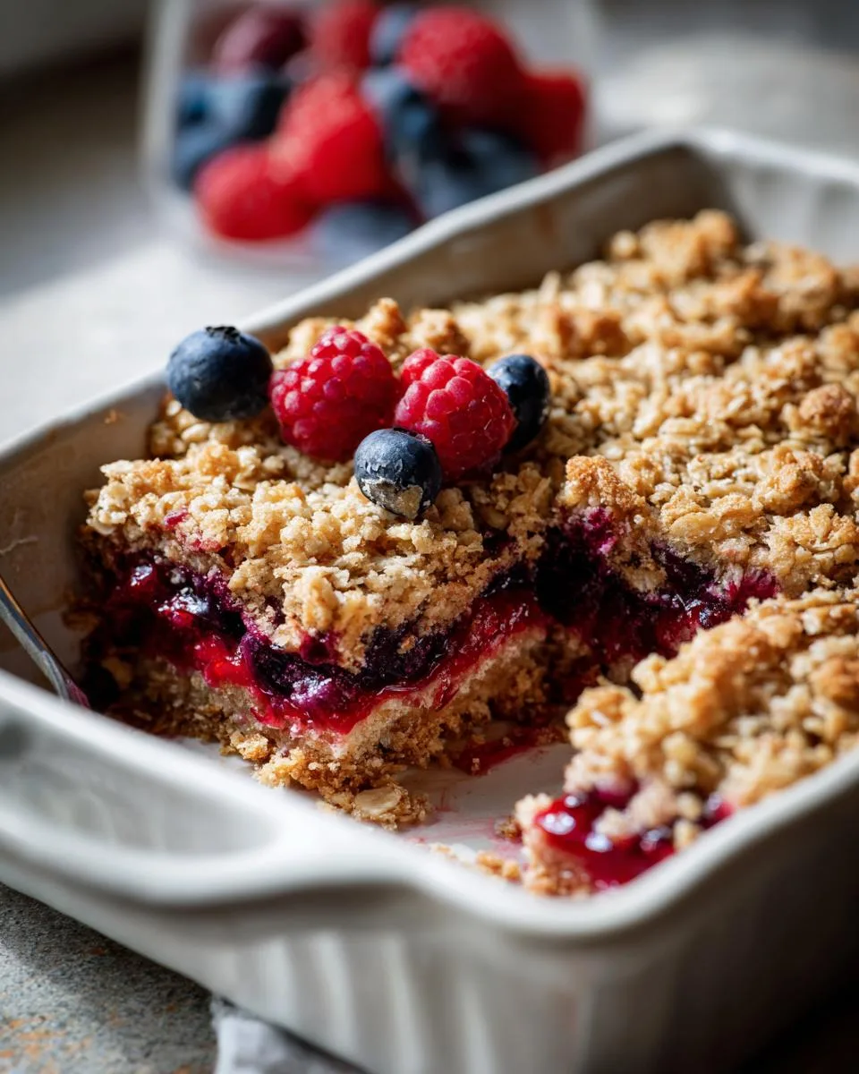 Red White Blue Oat Bars - detail 3