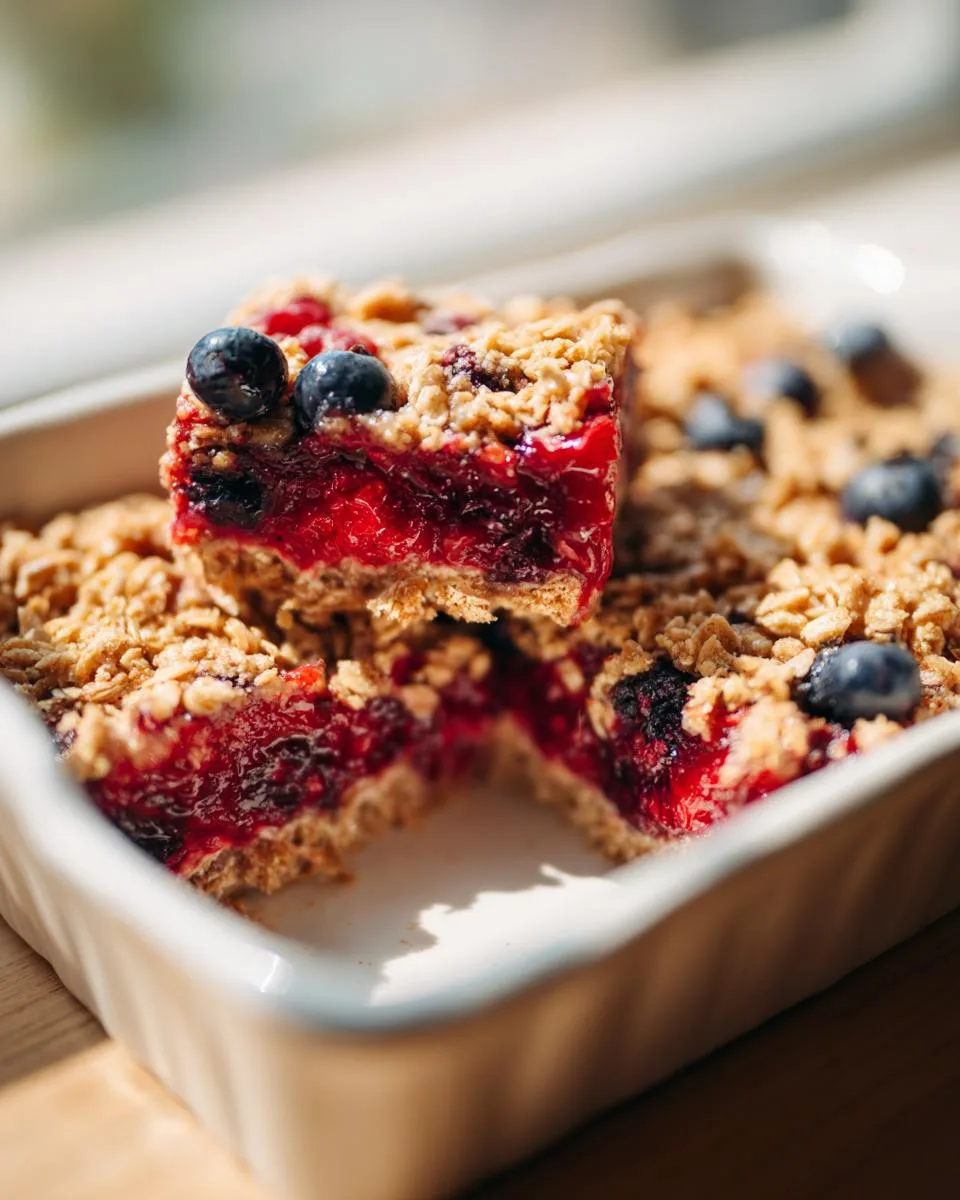 Red White Blue Oat Bars - detail 4