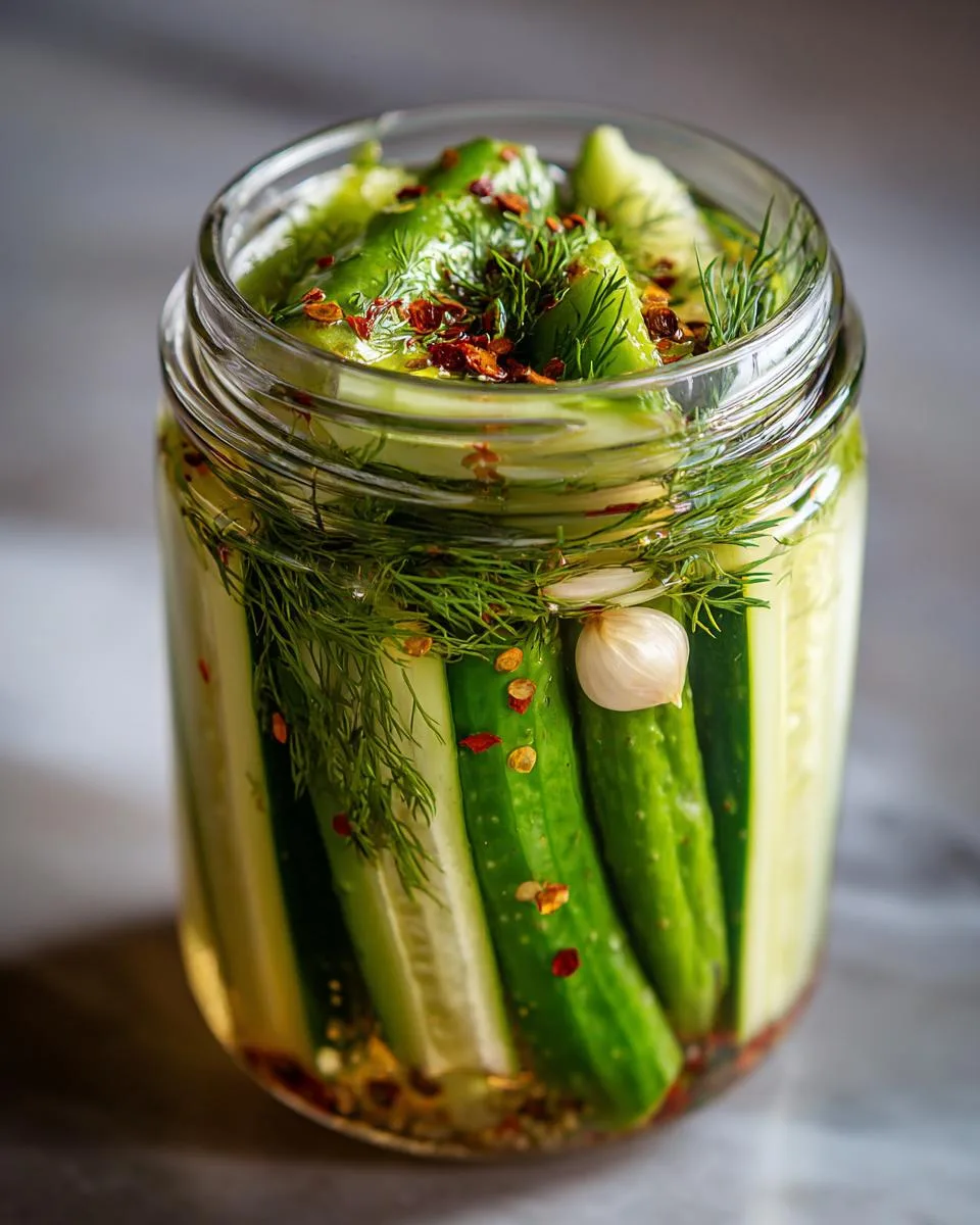 Refrigerator Pickle Spears - detail 1
