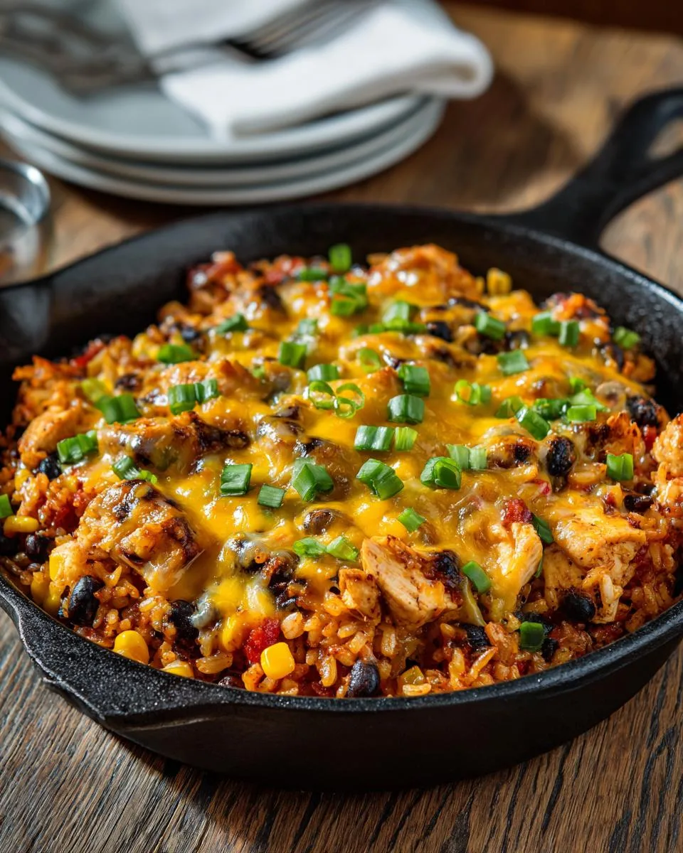 Salsa Chicken Rice Skillet - detail 1