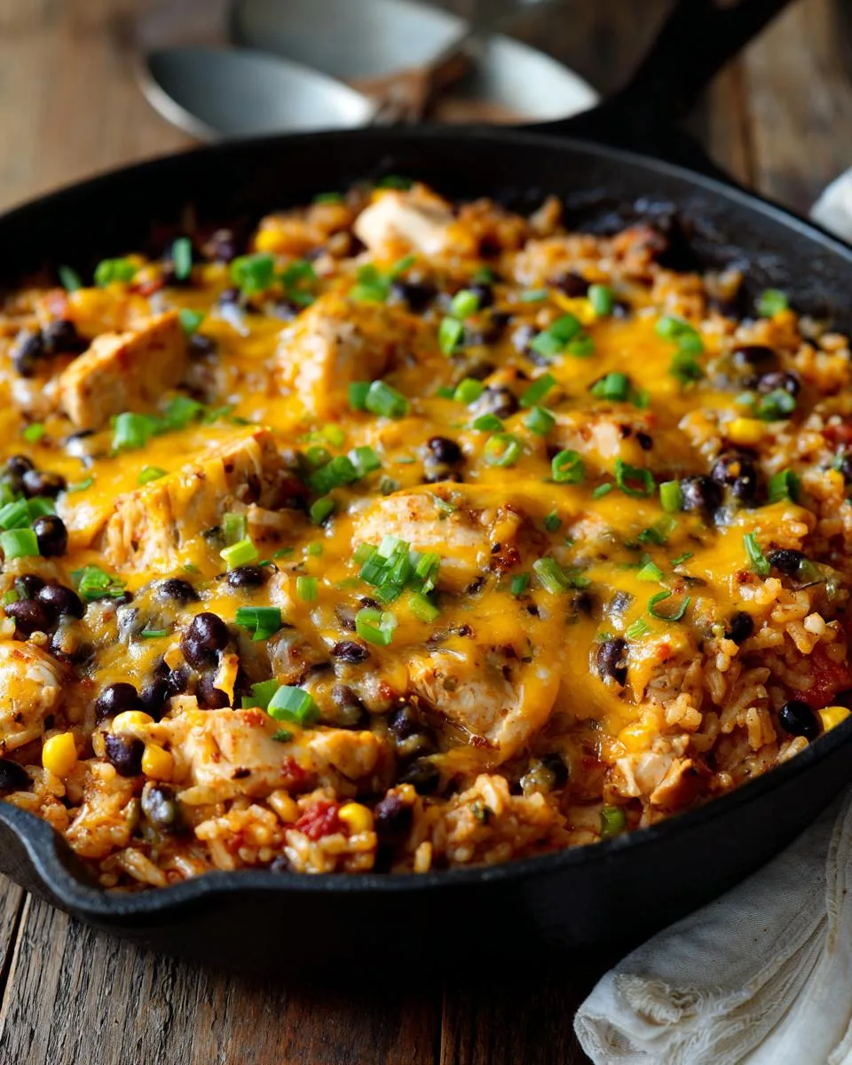 Salsa Chicken Rice Skillet - detail 2