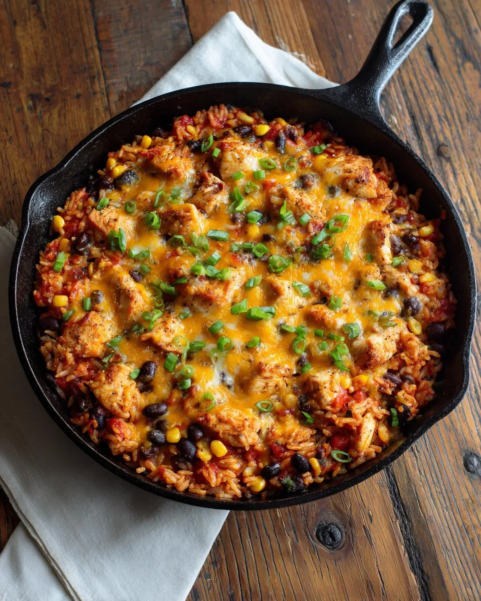 Salsa Chicken Rice Skillet - detail 4