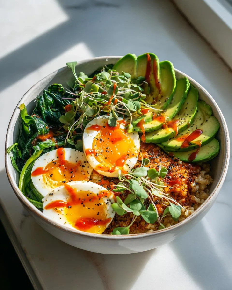 Savory Oatmeal Breakfast Bowls - detail 2
