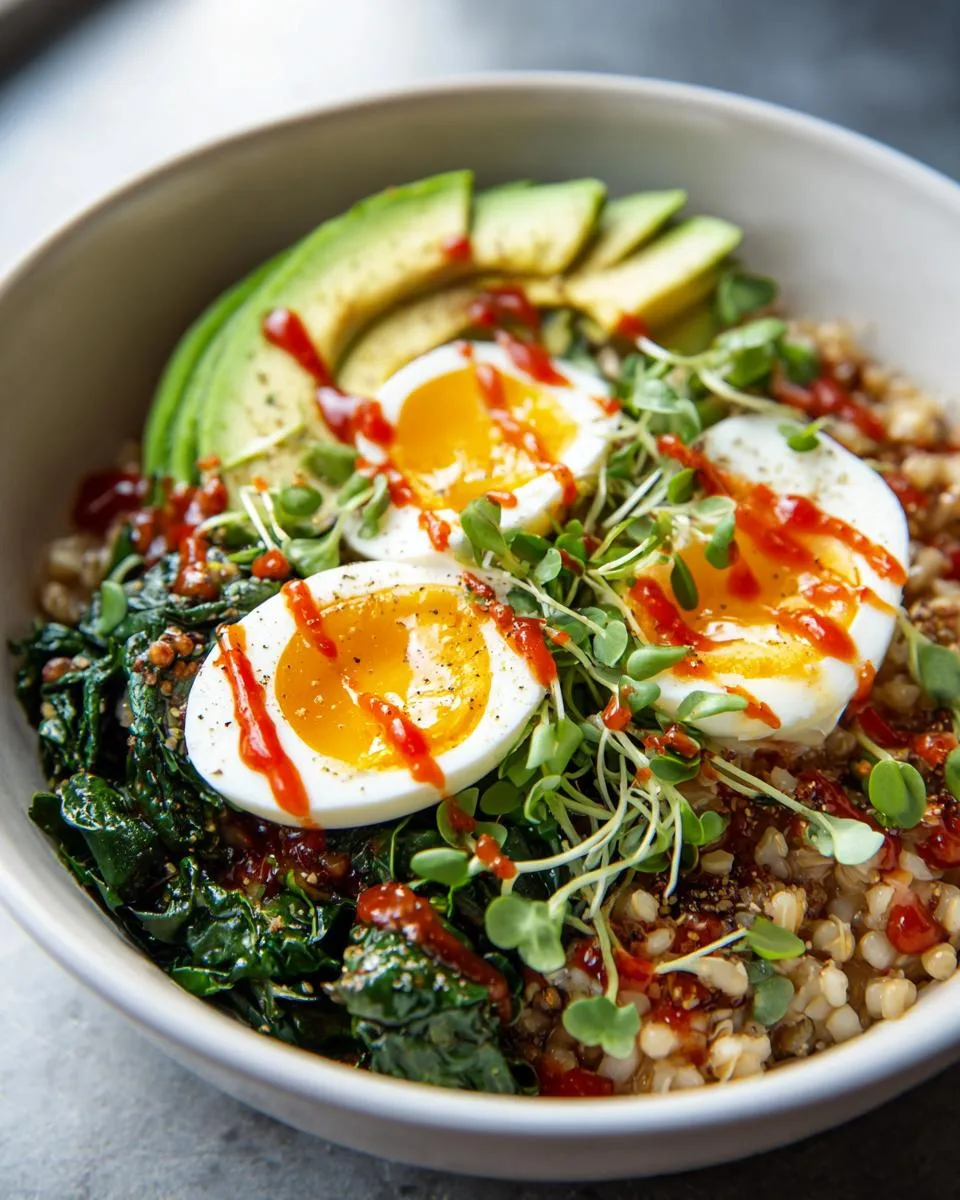 Savory Oatmeal Breakfast Bowls - detail 4