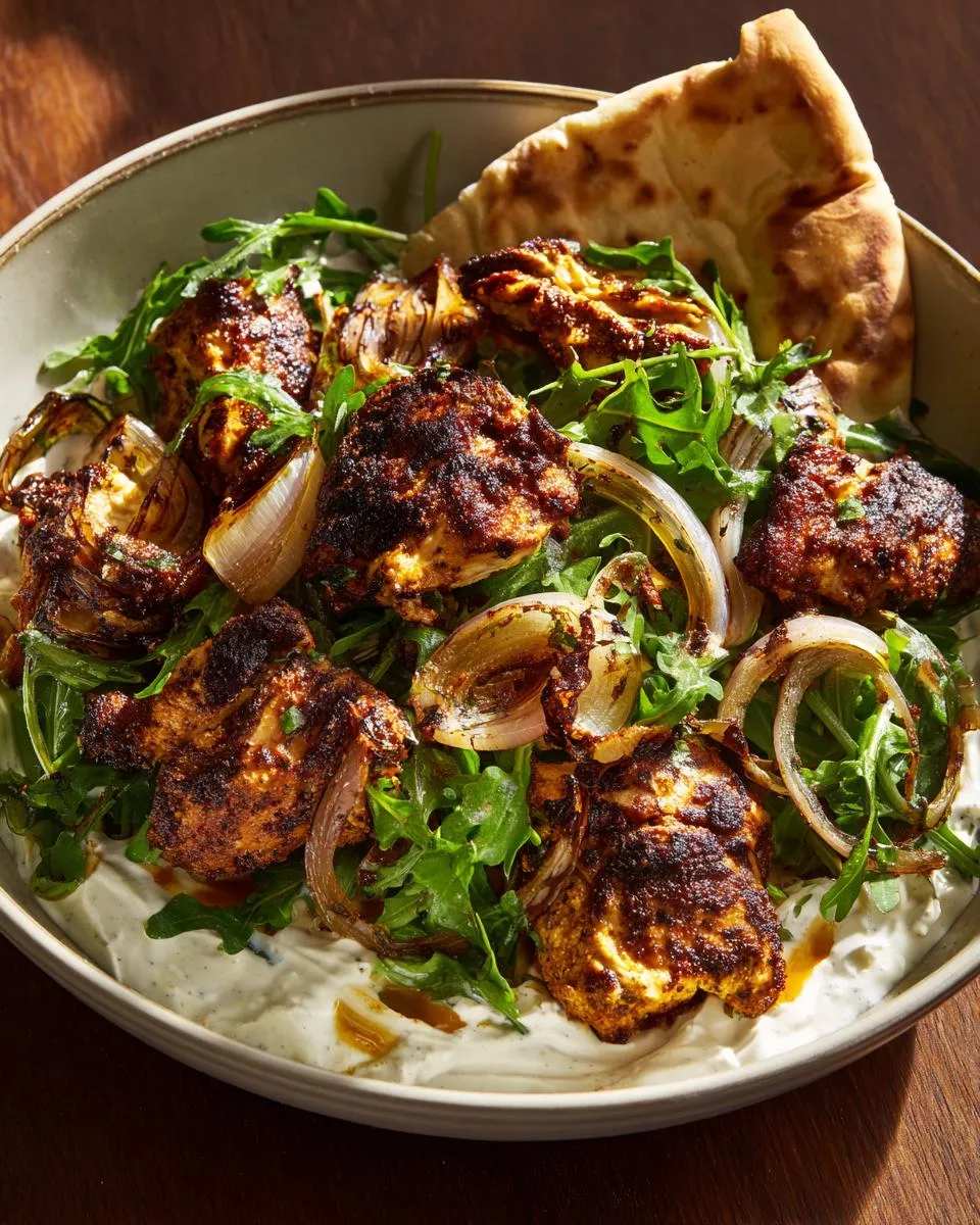 Sheet Pan Chicken Shawarma Bowls - detail 1