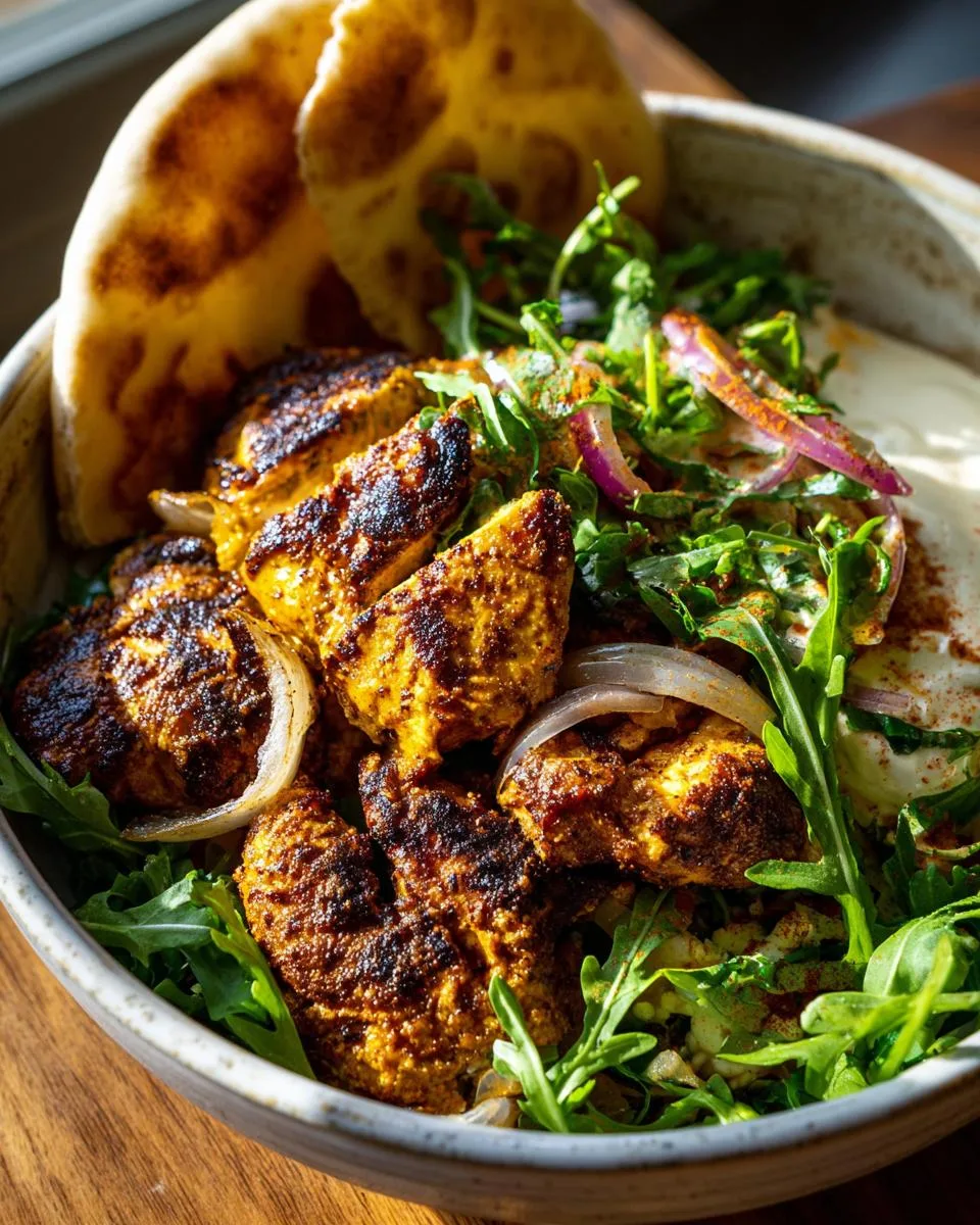 Sheet Pan Chicken Shawarma Bowls - detail 2