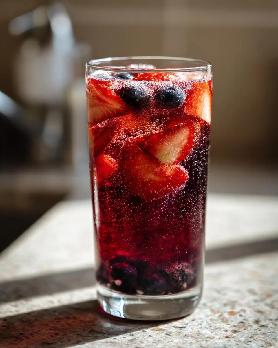 Strawberry Blueberry Iced Tea - detail 2