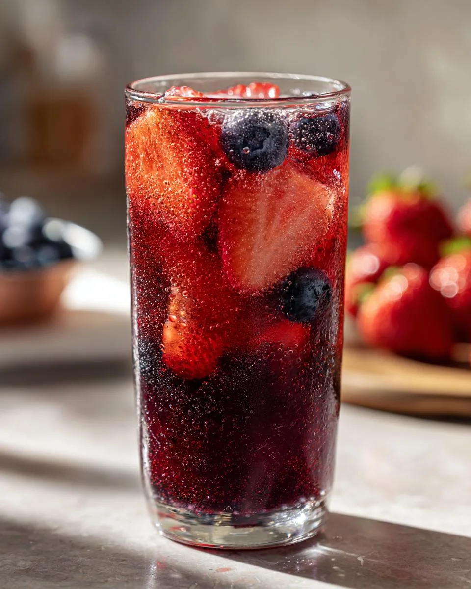Strawberry Blueberry Iced Tea - detail 3