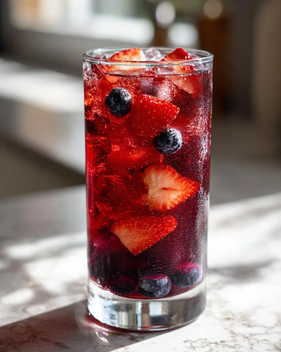 Strawberry Blueberry Iced Tea - detail 4
