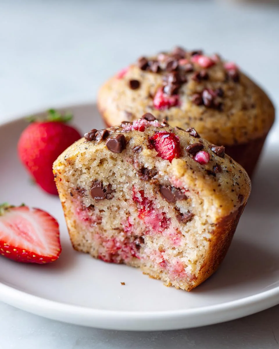 Strawberry Protein Breakfast Muffins - detail 1