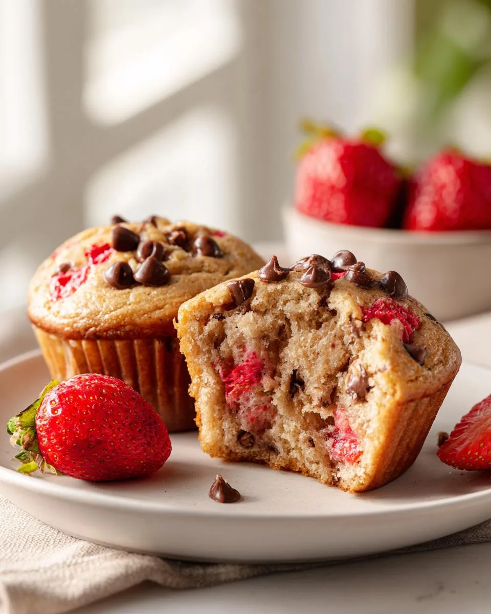 Strawberry Protein Breakfast Muffins - detail 3