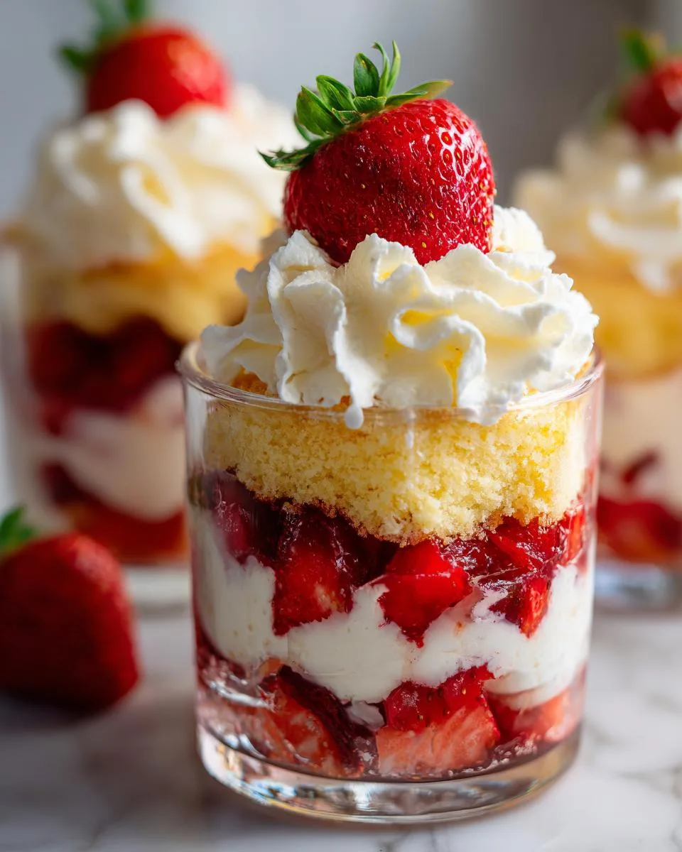 Strawberry Shortcake Cups - detail 2