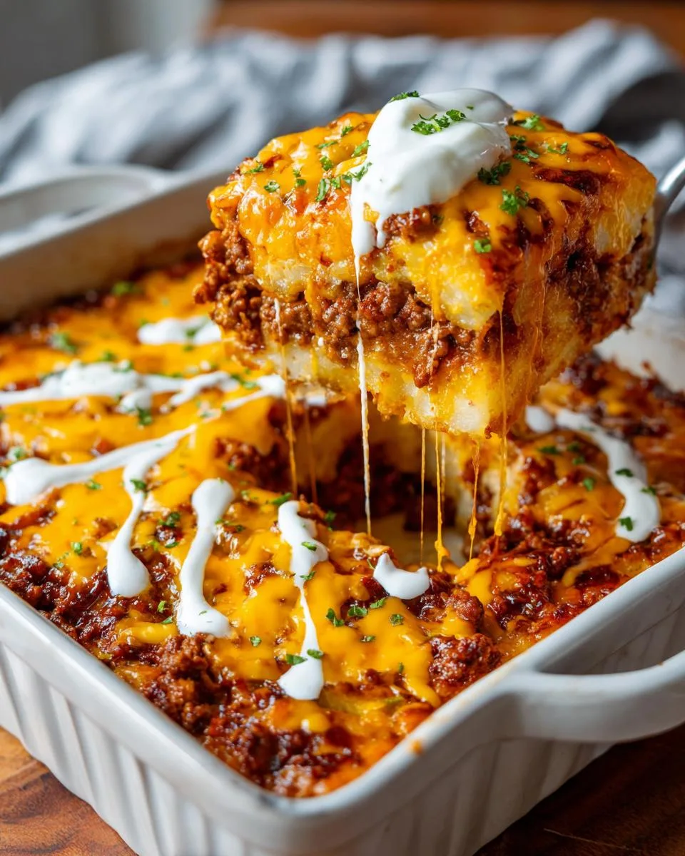 Taco Bell Potato Casserole - detail 3