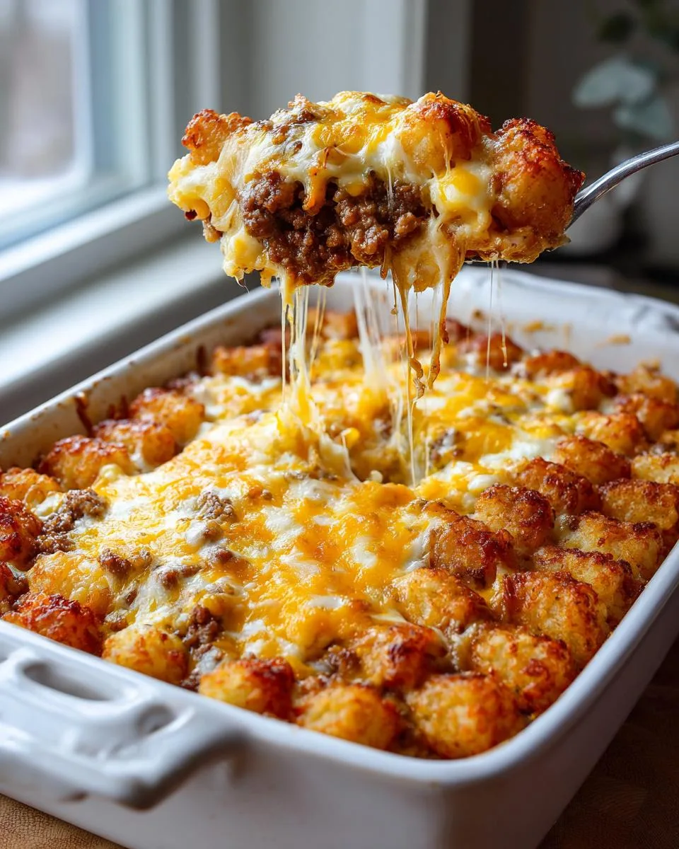 Tater Tot Breakfast Casserole - detail 2