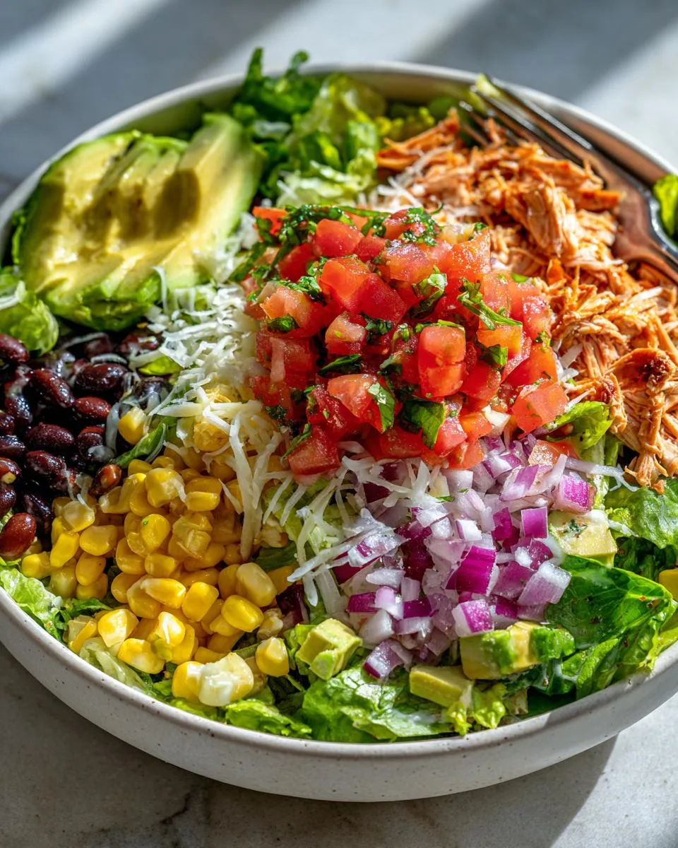 Tex Mex Chicken Taco Salad - detail 1