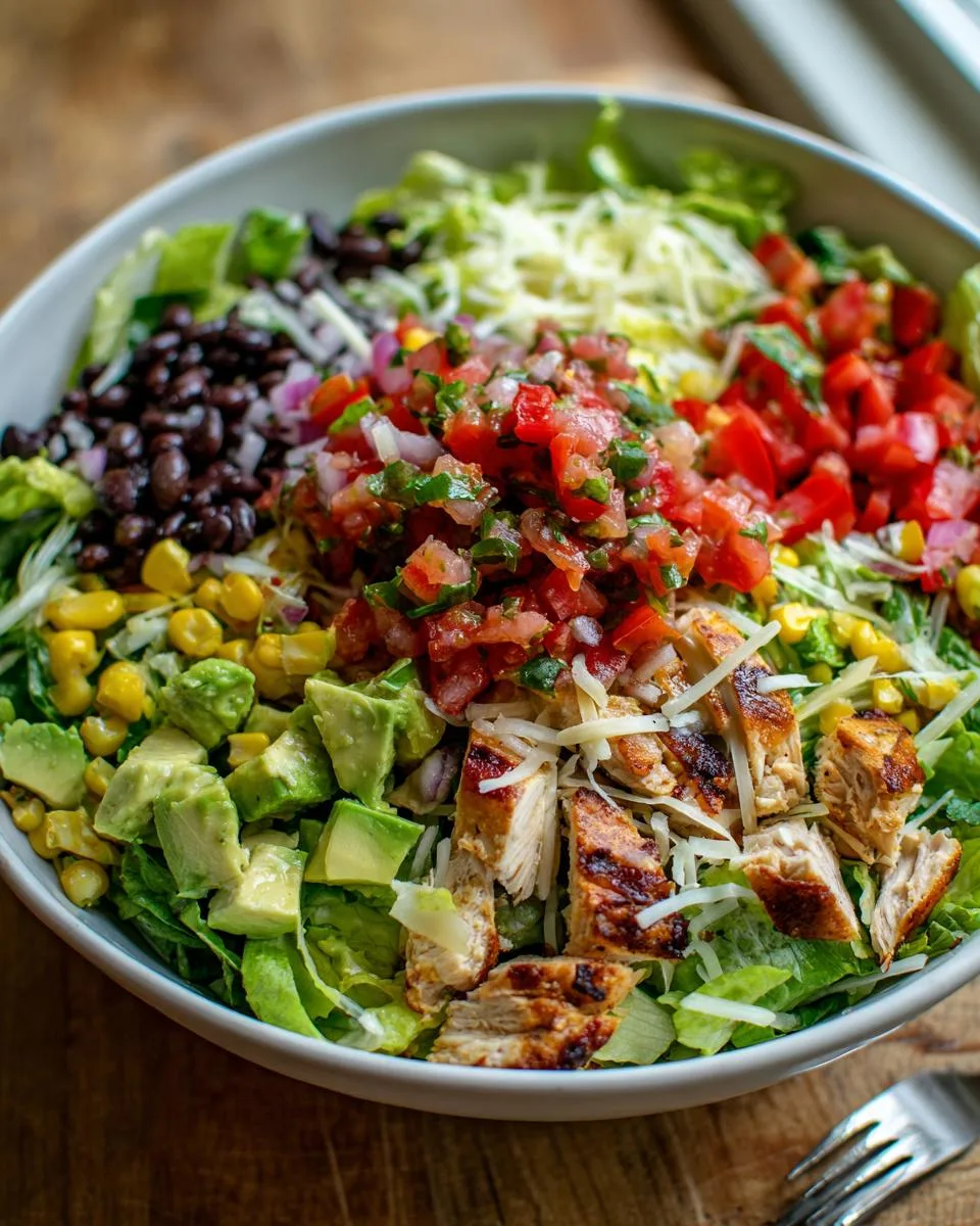 Tex Mex Chicken Taco Salad - detail 3