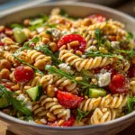 Tomato Basil Balsamic Pasta Salad