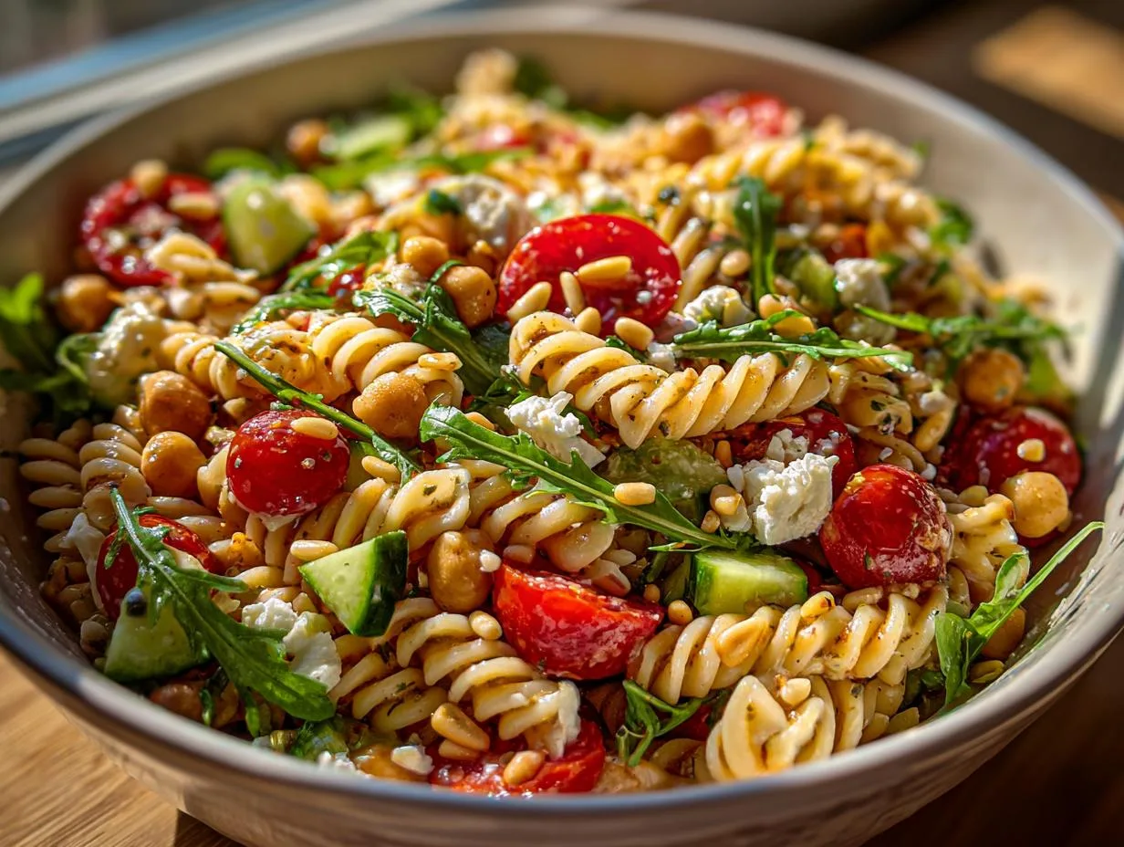 25-Minute Tomato Basil Balsamic Pasta Salad That Steals the Show