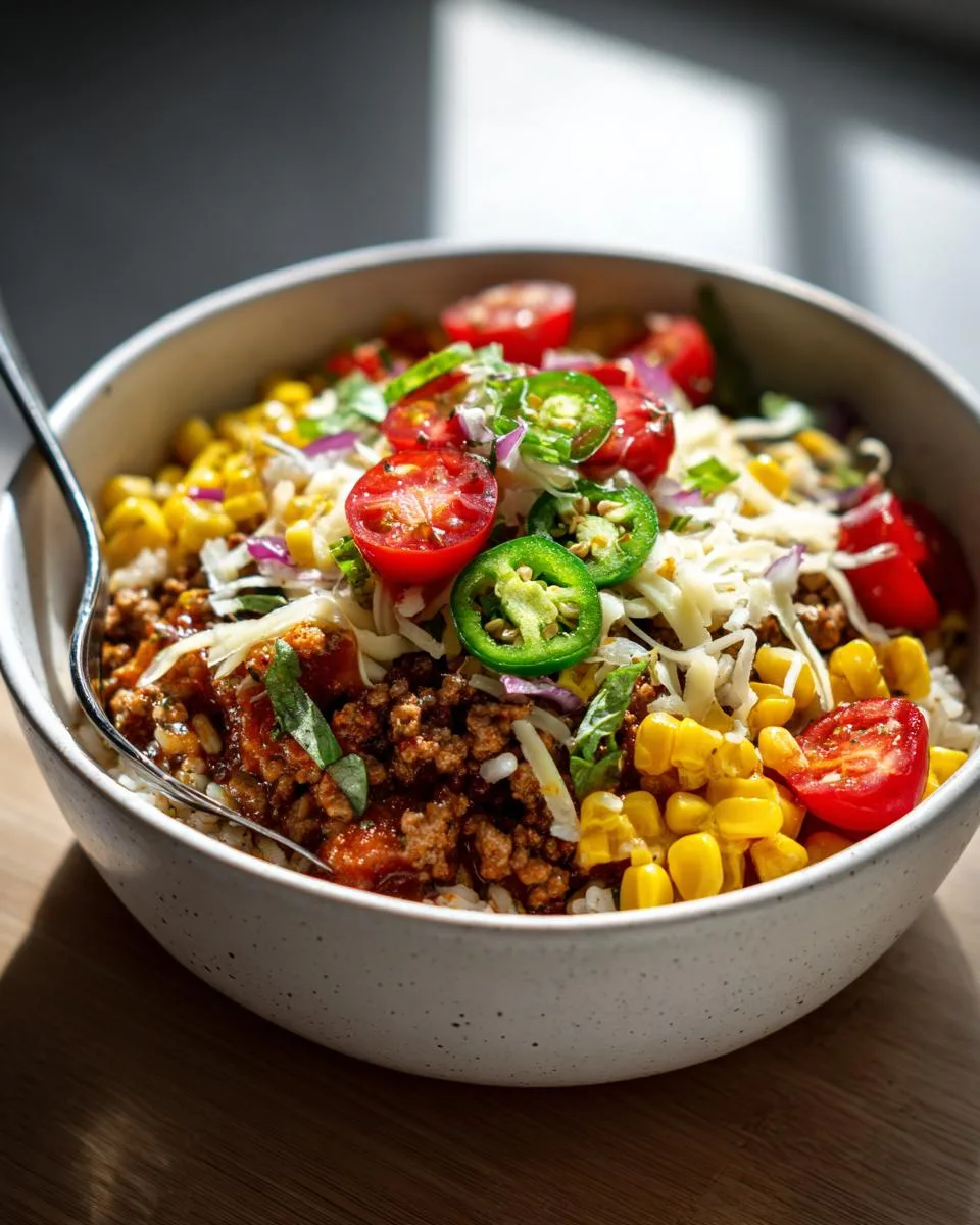 Turkey Burger Rice Bowls - detail 4