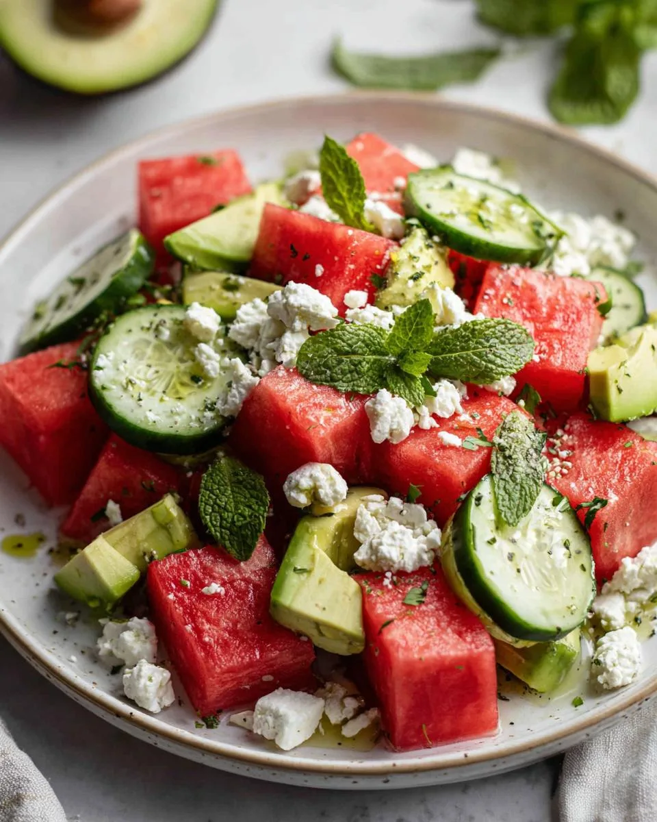 Watermelon Feta Salad - detail 1