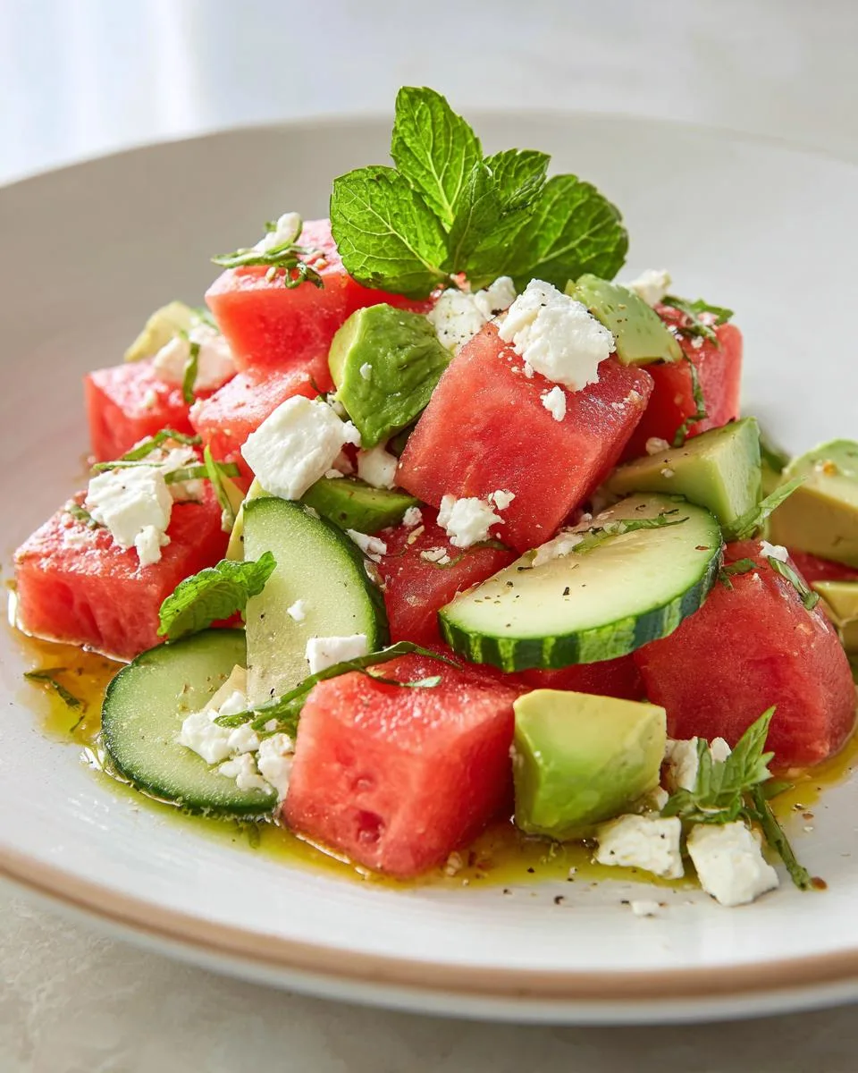 Watermelon Feta Salad - detail 2