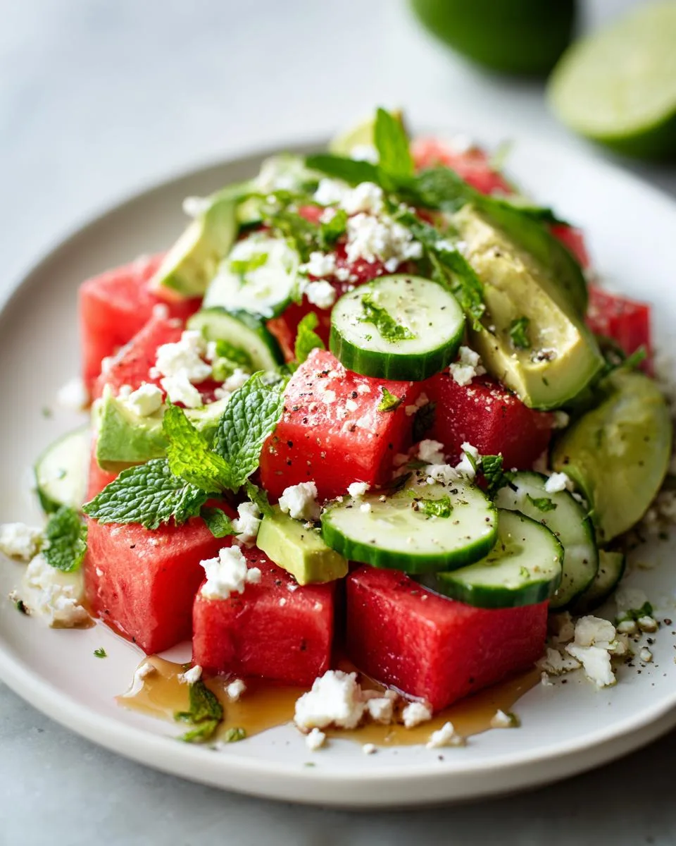 Watermelon Feta Salad - detail 3