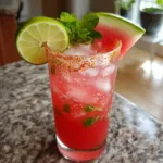 Watermelon Lime Summer Mocktail