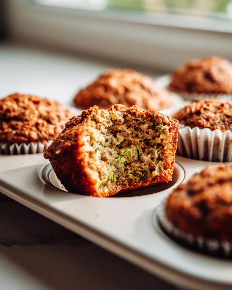 Zucchini Oat Breakfast Muffins - detail 1