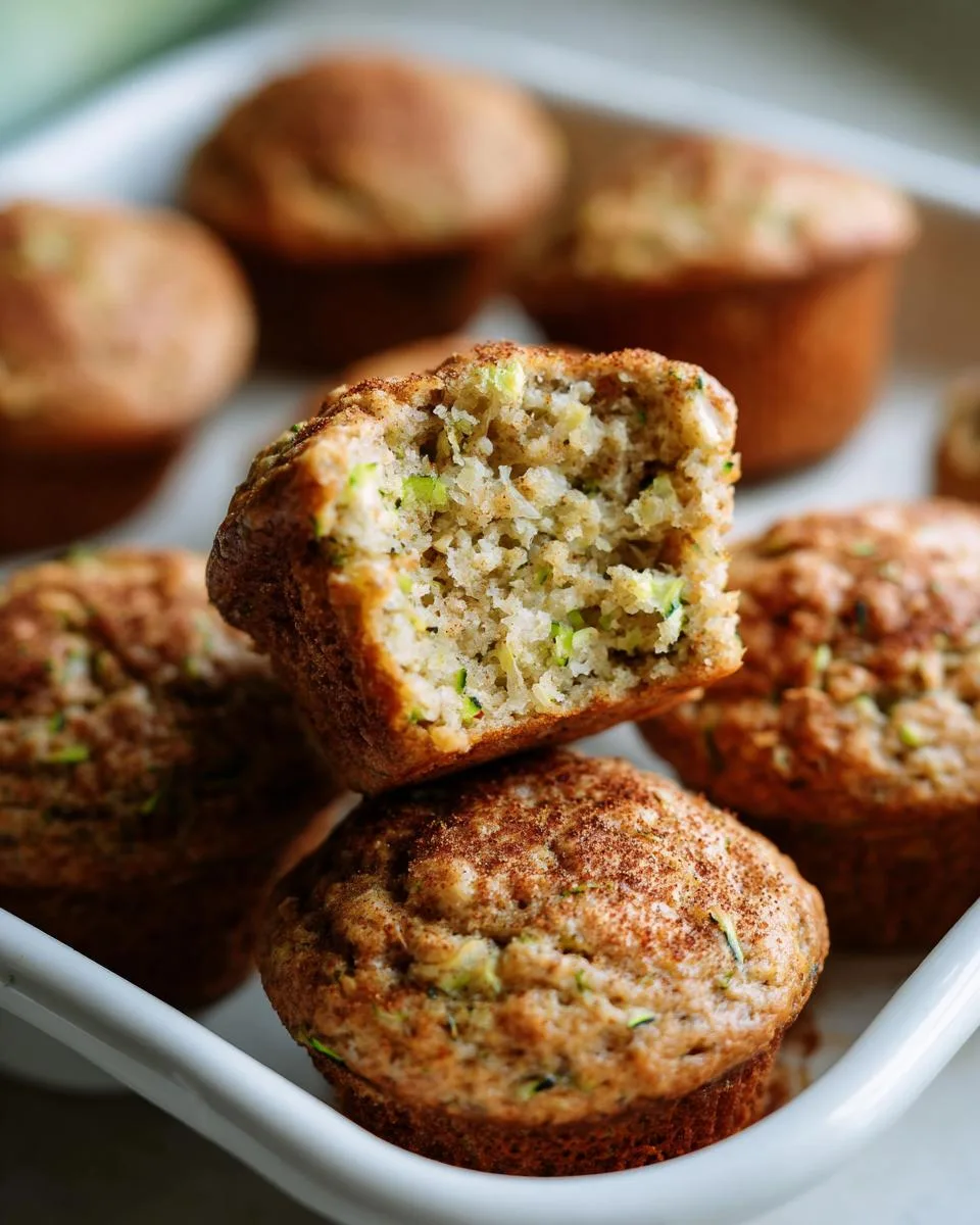 Zucchini Oat Breakfast Muffins - detail 2