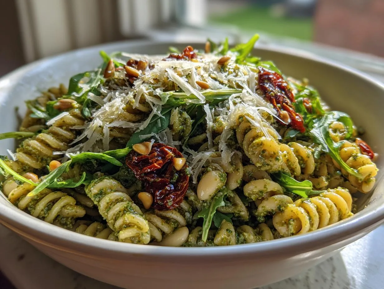 Arugula Lemon Pesto Pasta Salad: A Zesty Summer Favorite