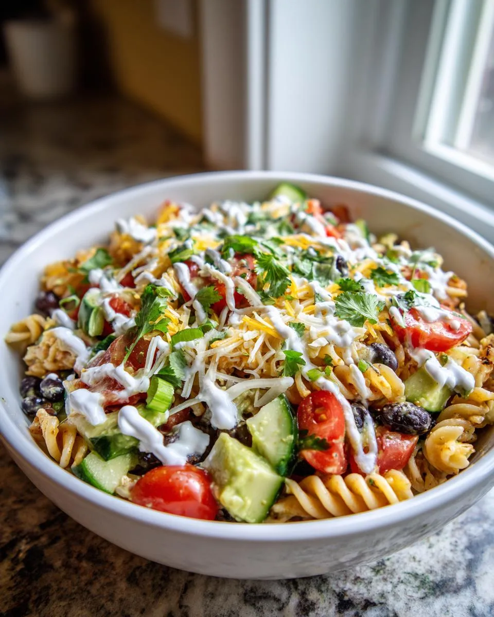 Avocado Lime Pasta Salad Bowl - detail 1