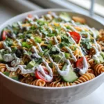 Avocado Lime Pasta Salad Bowl