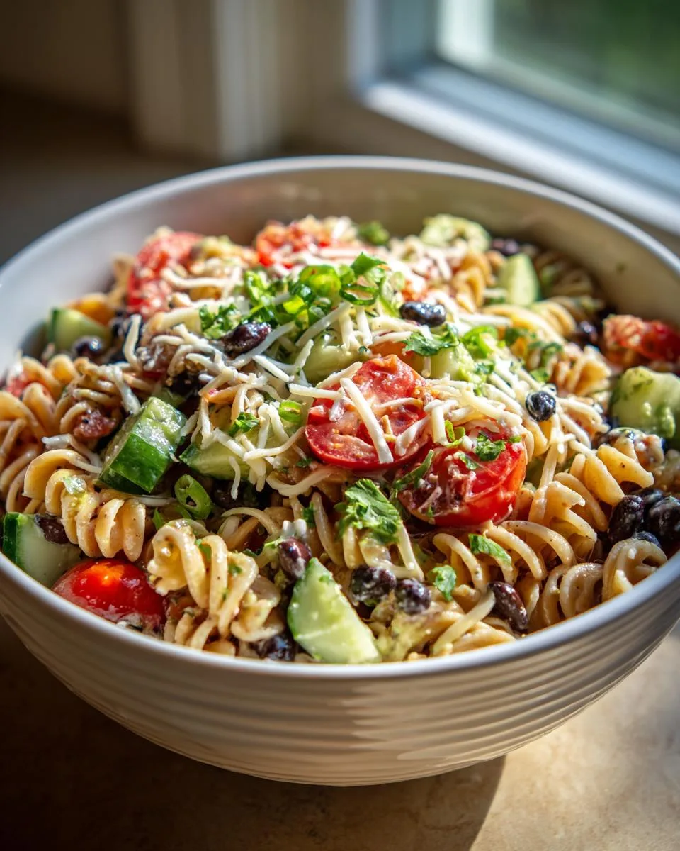 Avocado Lime Pasta Salad Bowl - detail 2