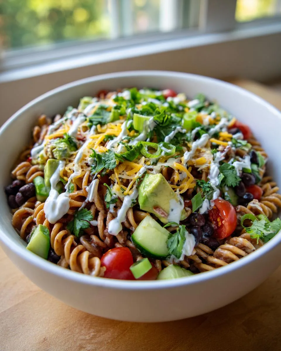 Avocado Lime Pasta Salad Bowl - detail 3